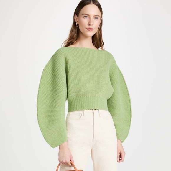 cult gaia Sweaters - Cult Gaia Ella Knit Top in Palm NWT XL